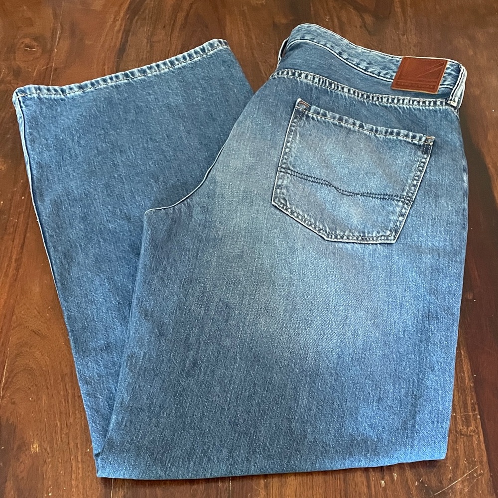 Pepe Jeans Women's Blue Wide Leg Denim Jeans 33”x32”